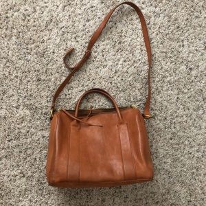 Madewell Prague leather satchel